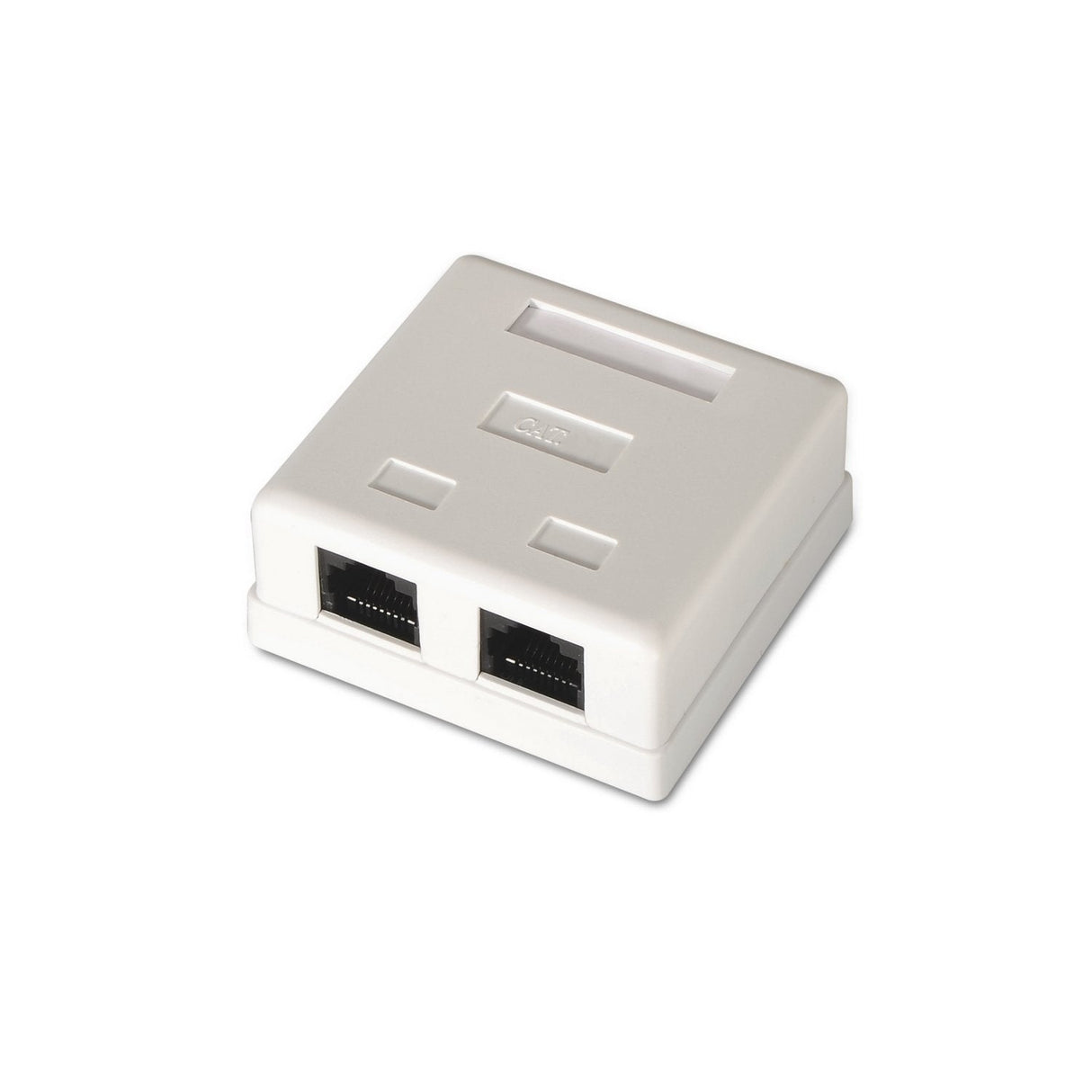 Aisens Roseta De Superficie Rj45 Cat.6 Utp 2 Tomas - Blanco