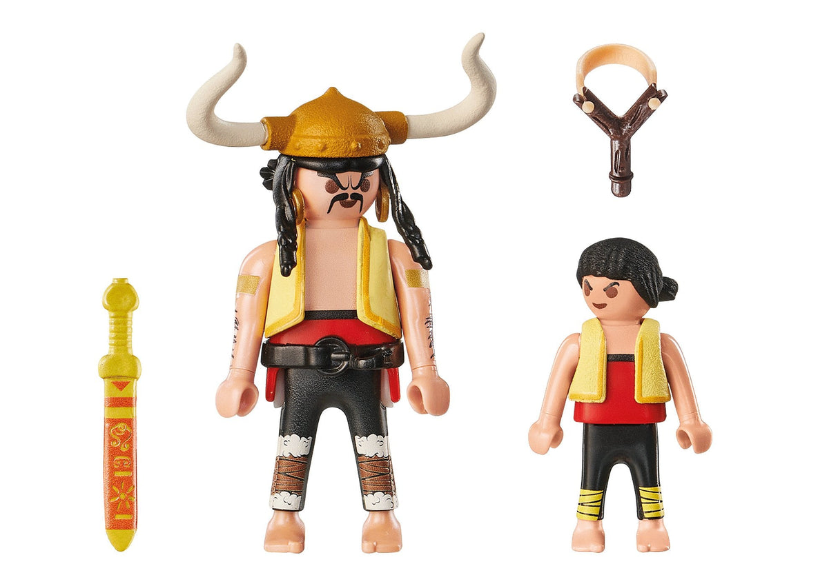 Playmobil Asterix: Sopalajo De Arrierez Y Torrezno Y Pepe