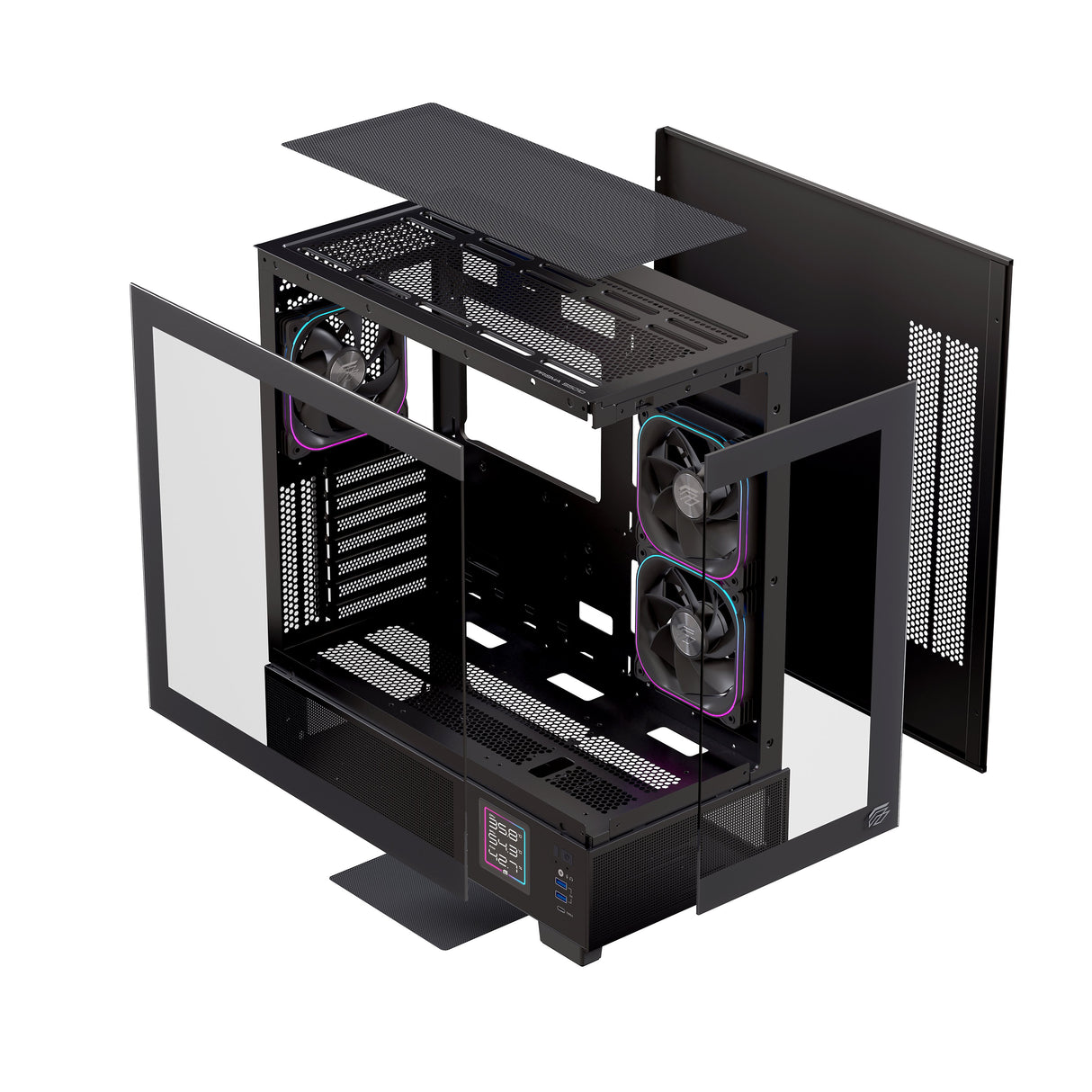 EAN 6977277360066 - Einarex EXCS-PR-51DR-B carcasa de ordenador Midi Tower Negro imagen 18
