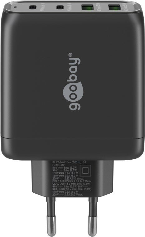 Goobay 64817, Cargador Negro