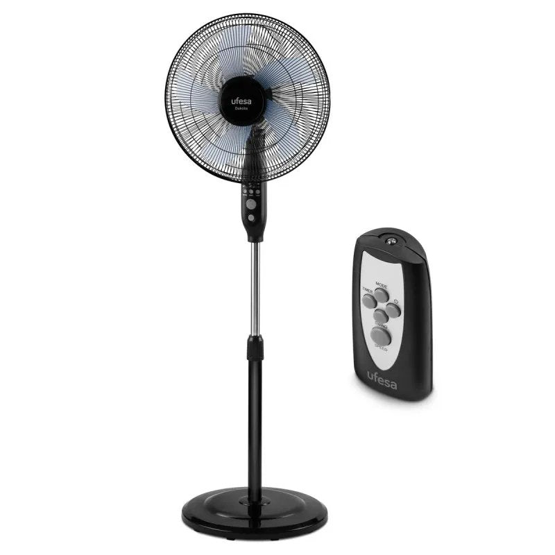 Ventilador De Pie Ufesa Dakota 40cm 50w M/D Negro Ufesa Dakota 40cm 50w M/D Negro