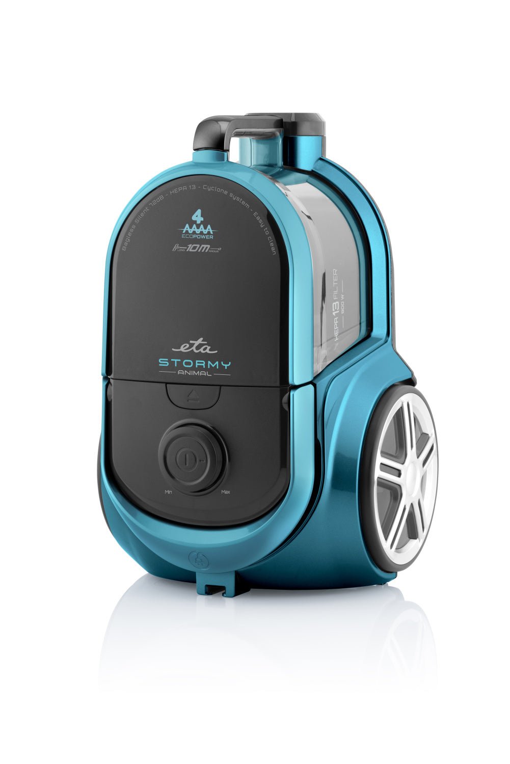 Aspirador Eta Stormy Eta251790000 Sin Bolsa, Potencia 700 W, Capacidad Polvo 2,2 L, Azul