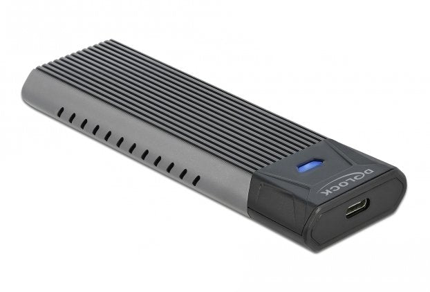 EAN 4043619426386 - DeLOCK 42638 caja para disco duro externo Caja externa para unidad de estado sólido (SSD) Negro, Gris imagen 1