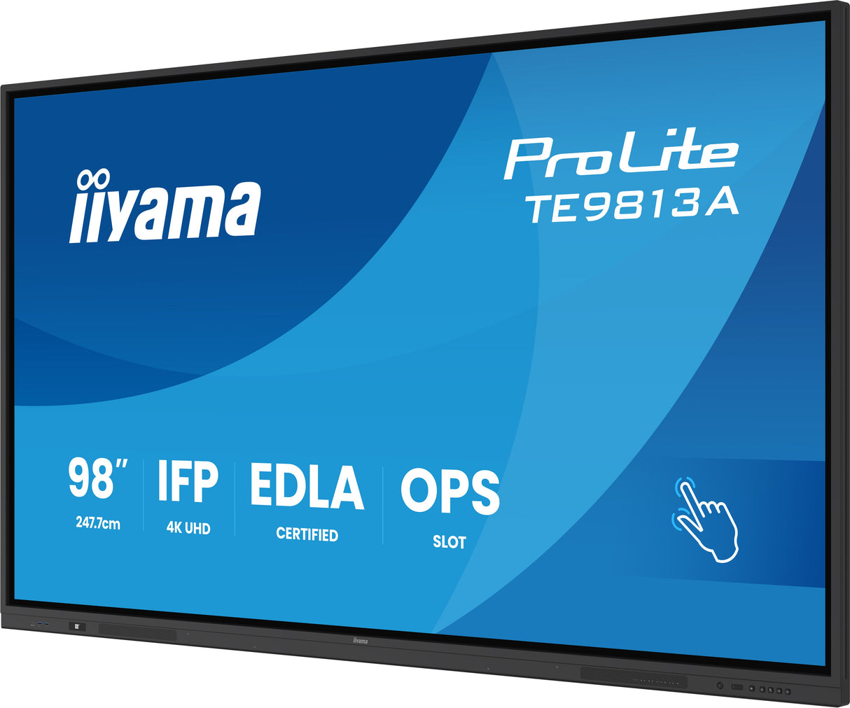 EAN 4948570125760 - iiyama TE9813A-B2AG pantalla de señalización Diseño de quiosco 2,48 m (97.5") Wifi 500 cd / m² 4K Ultra H imagen 6