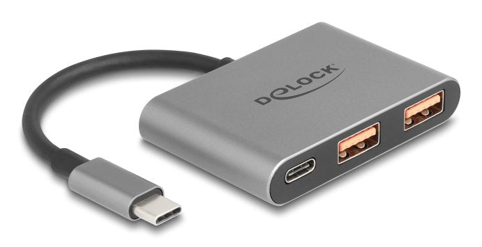 EAN 4043619643370 - DeLOCK 64337 hub de interfaz USB 3.2 Gen 2 (3.1 Gen 2) Type-C 10000 Mbit/s Gris imagen 1