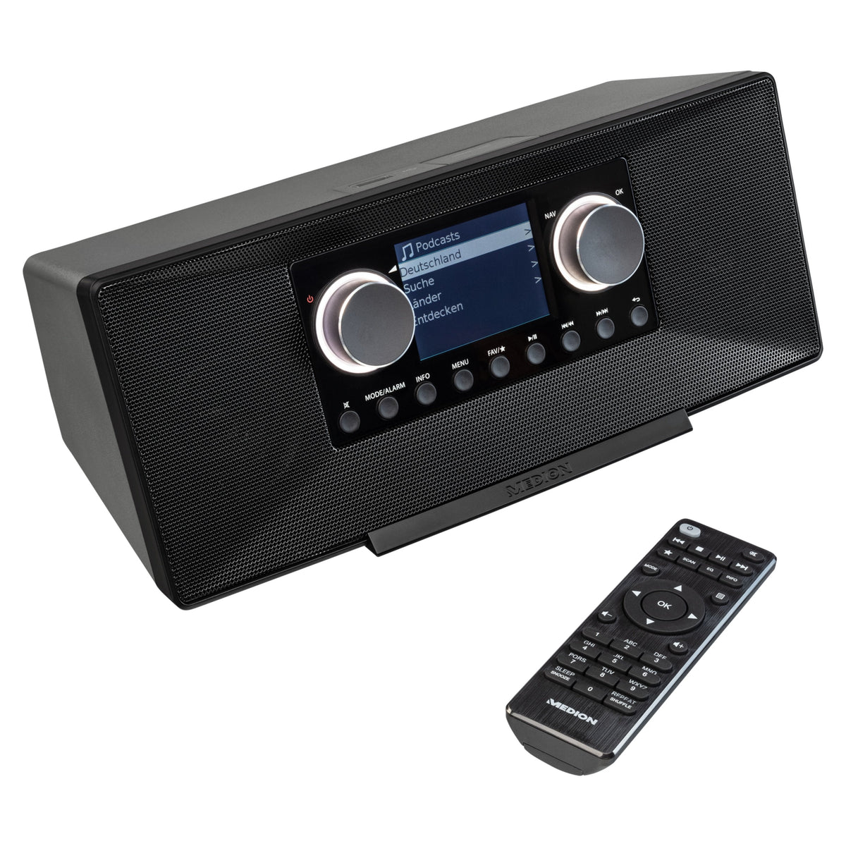 Medion Md 89289 Stereo Internetradio Negro