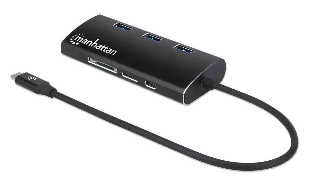 EAN 0766623152440 - Manhattan 152440 base para portátil y replicador de puertos USB Tipo C Negro imagen 2