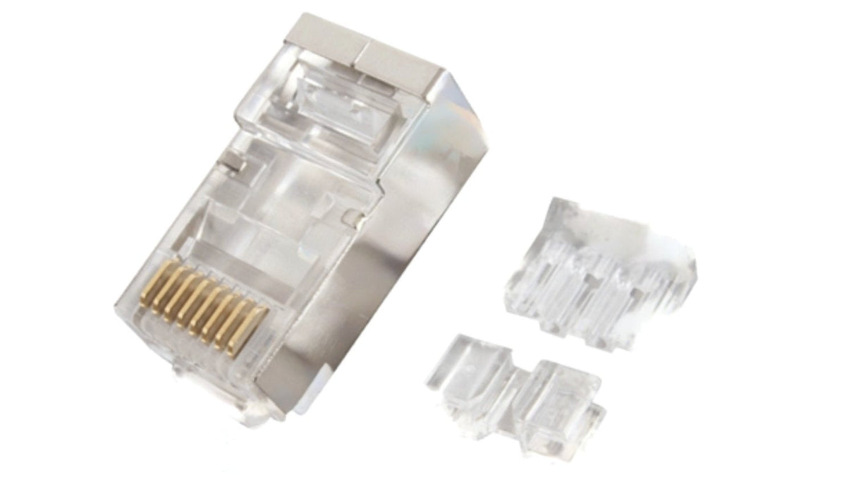 Phasak Conector Rj45 Cat. 6a Stp Con Guia Awg24 (Pack 10)