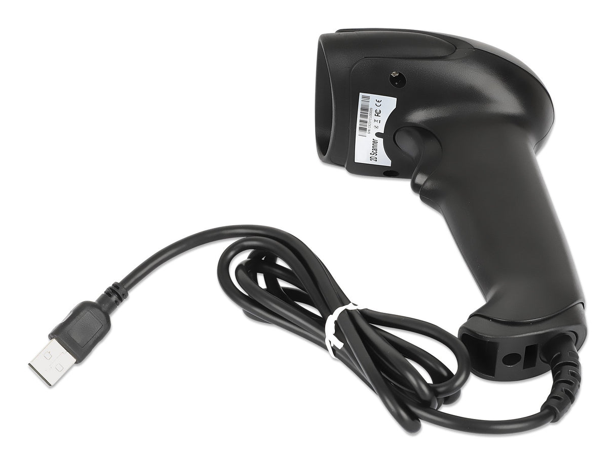 EAN 0766623153997 - Manhattan 153997 lector de código de barras Lector de códigos de barras portátil 1D/2D LED Negro imagen 6