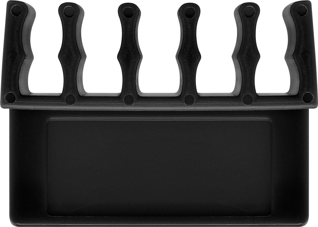 Goobay 70433 Organizador De Cables Escritorio 5-Slots Negro 2 Pieza(S)