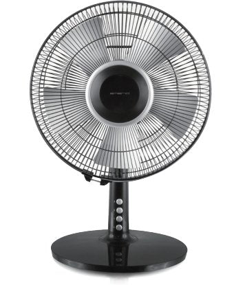 Emerio Tisch-Ventilator,30cm,3 Genegro,5 Blätter, Negro