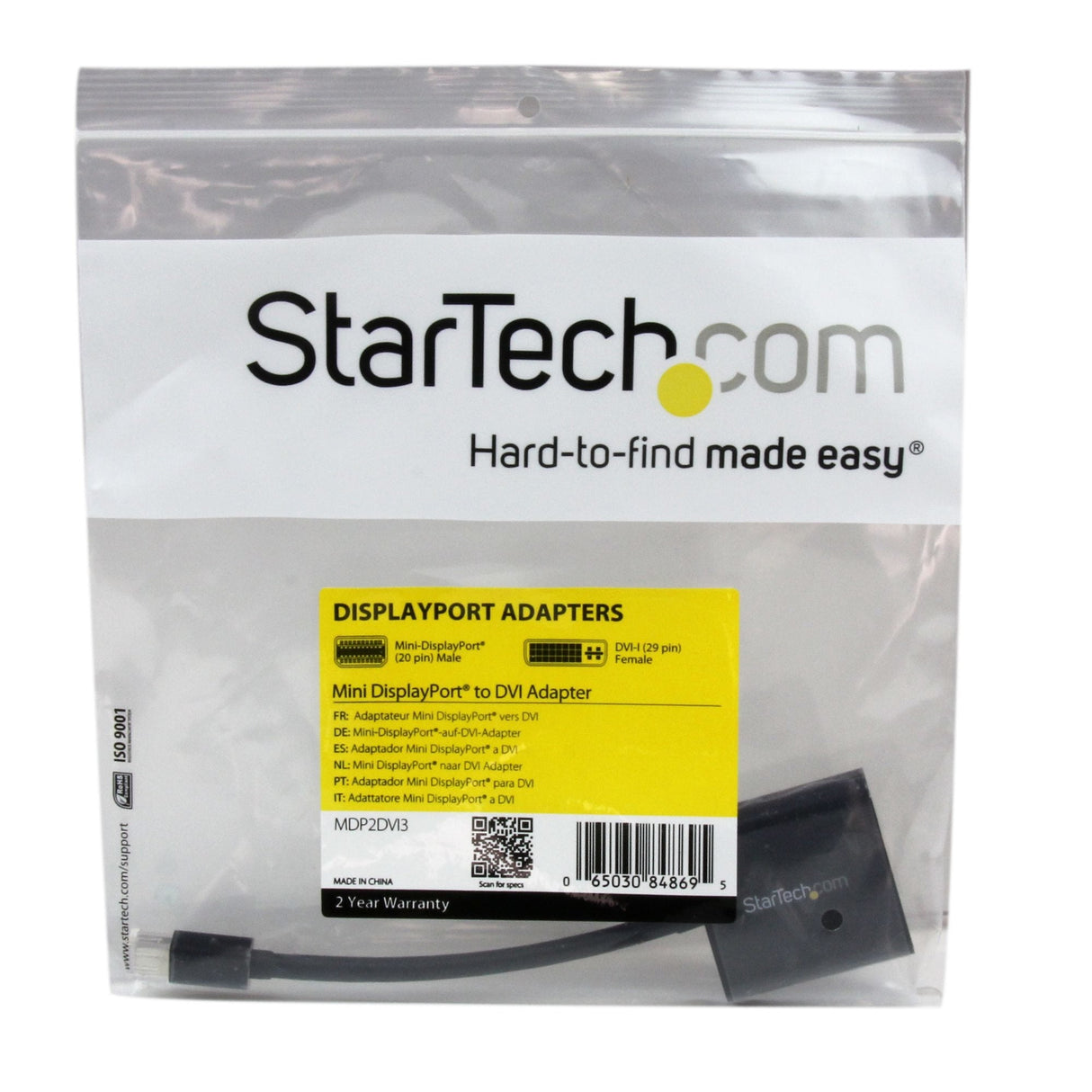 Startech Conversor Pasivo Mini Displayport A Dvi 1920x1200