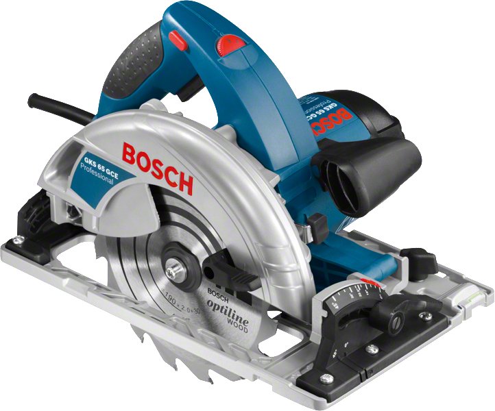 Sierra Circular Manual Bosch Professional Gks 65 Gce Professional Azul/Negro, L-Boxx, 1.800 W 601668901