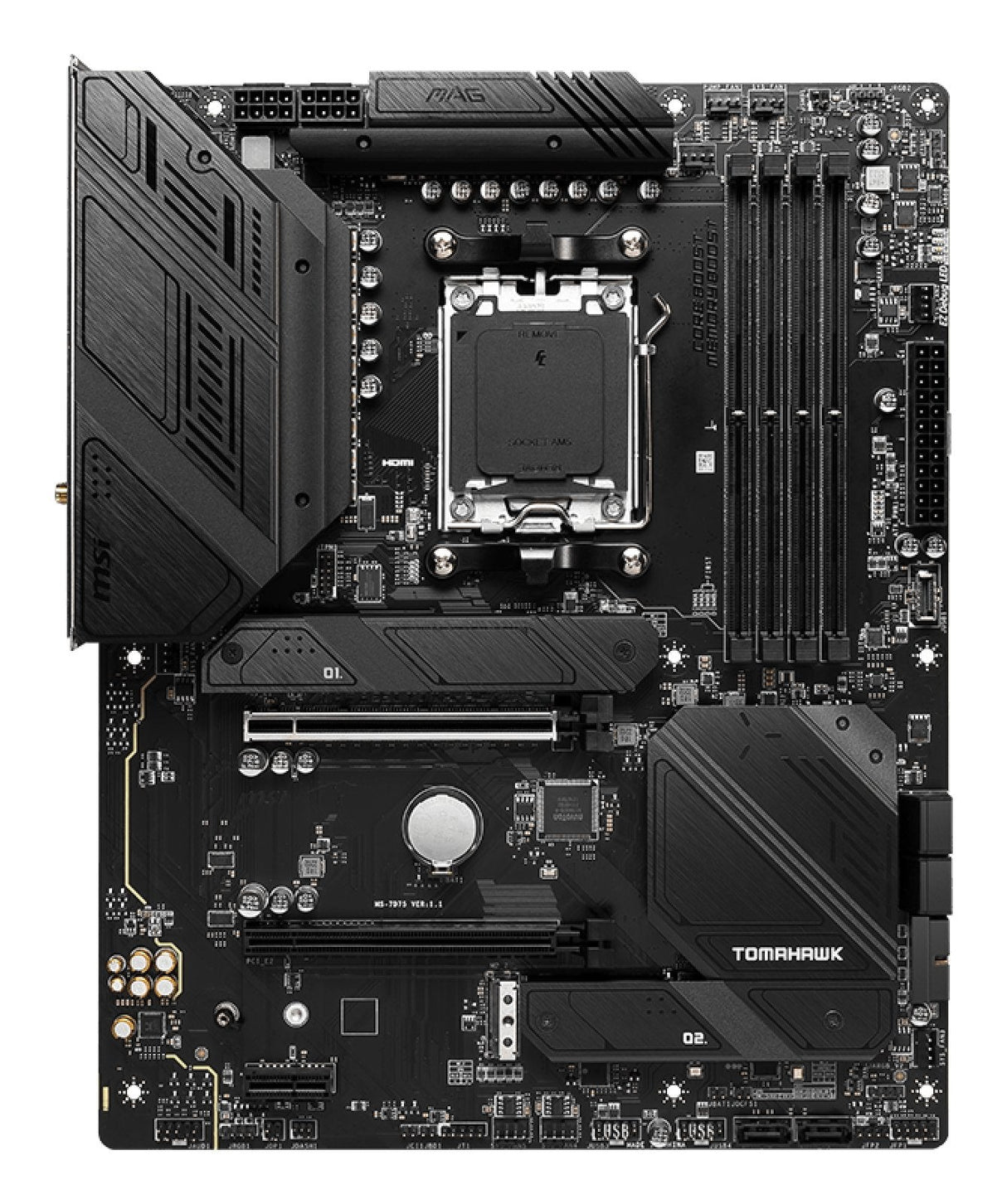 EAN 4711377010153 - MSI MAG B650 Tomahawk WIFI AMD B650 Zócalo AM5 ATX imagen 2