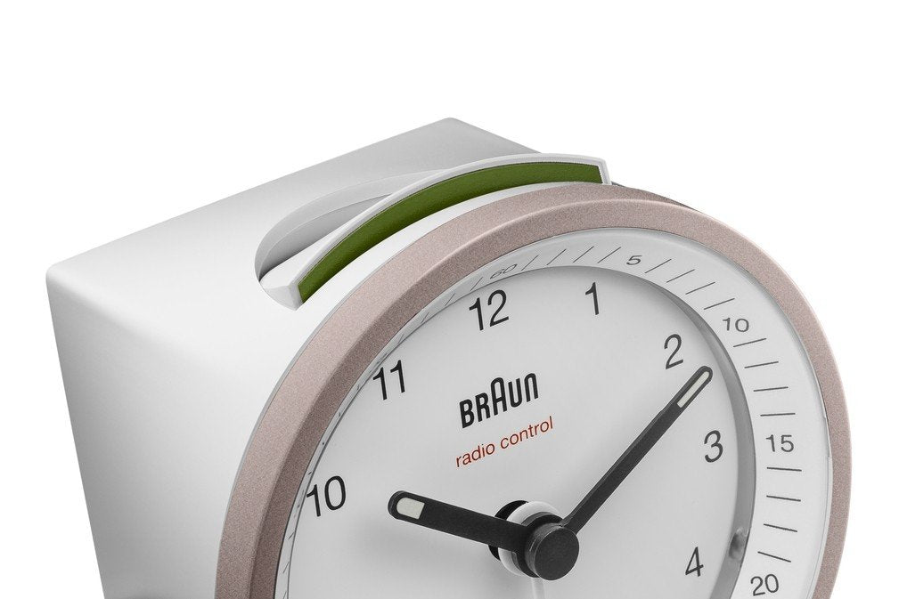 Braun Bc07 Reloj Despertador Analógico Rosa, Blanco