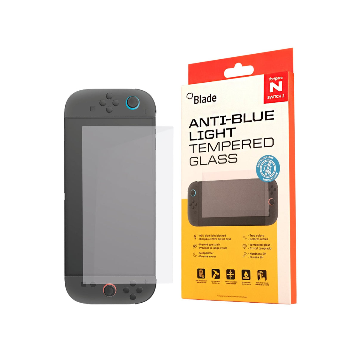 Cristal Templado Fr-Tec Switch 2 Anti Luz Azul