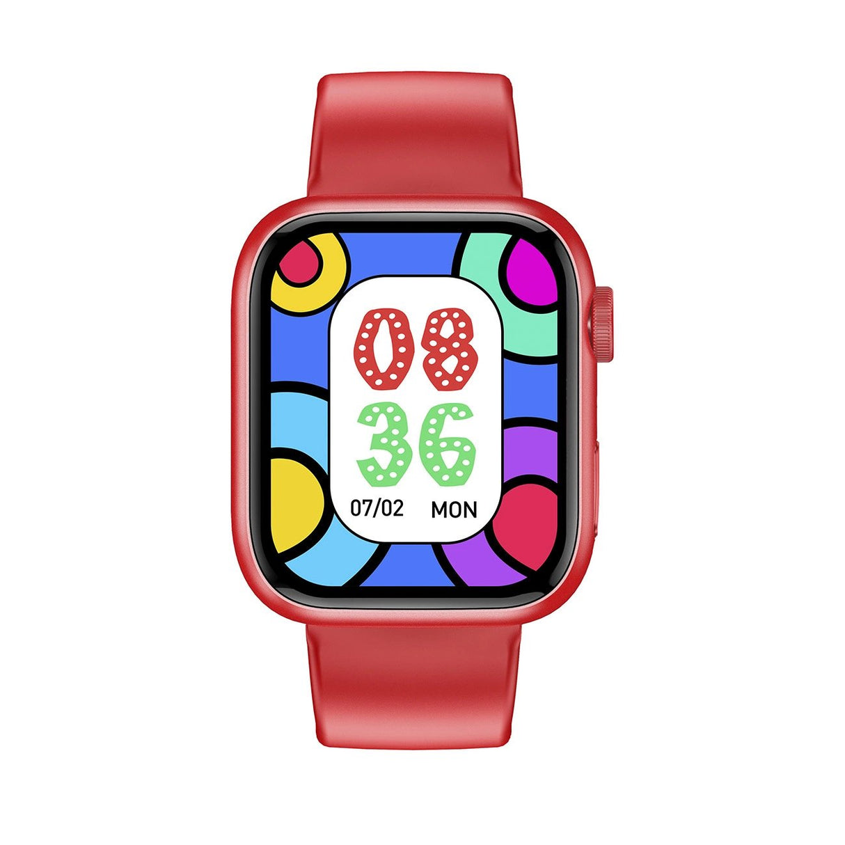 Smartwatch Forever Igo Watch 3 Jw-500 Notificaciones Frecuencia Cardíaca Rojo