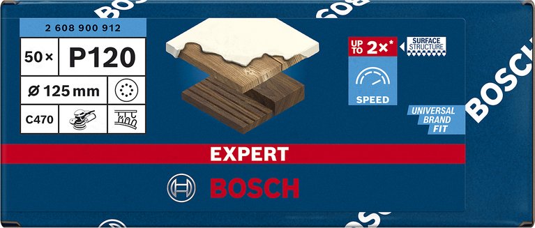 EAN 4059952542508 - Bosch Expert C470 50 pieza(s) Disco de lijado imagen 3