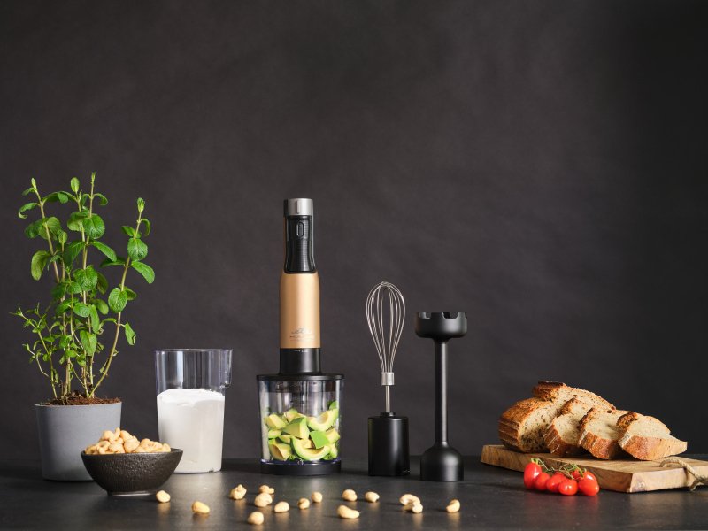 Batidora Eta Eta321990020 De Mano, 1000 W, Negra Dorada