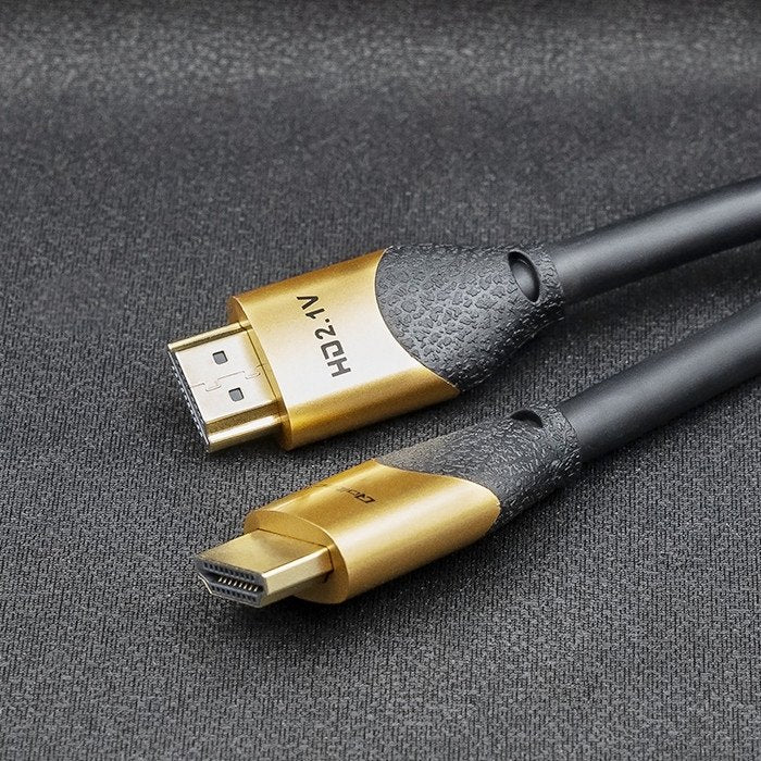 Qoltec 50355 Hdmi V2.1 Cable Ultra High Speed 8k 60hz 28awg Gold 2m