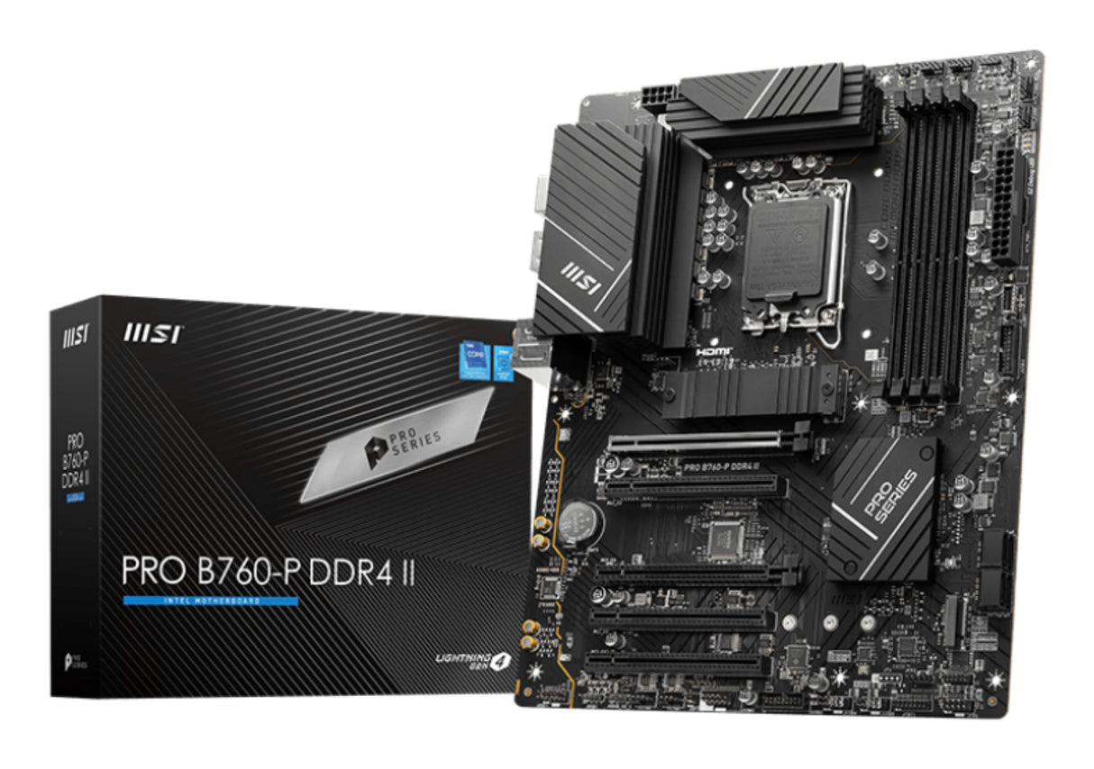 EAN 4711377128889 - MSI PRO B760-P DDR4 II placa base Intel B760 LGA 1700 ATX imagen 1