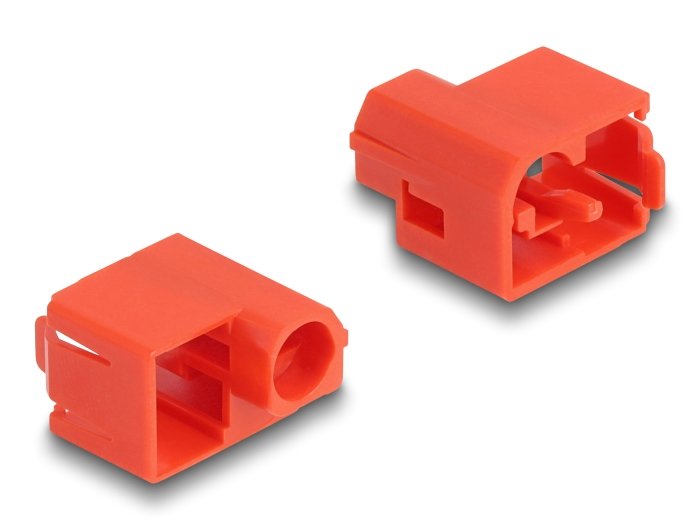 Delock 20929 Juego De Bloqueadores De Puertos Rj45 Para Rj45 Macho 10 Unidades