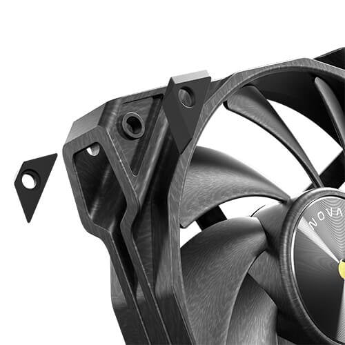 Kit 3 Ventiladores Pc Auxiliar Nova 120 Negro Antec Pack De 3/ 120 X 120 X 25 Mm/ 400 ~ 3200 Rpm