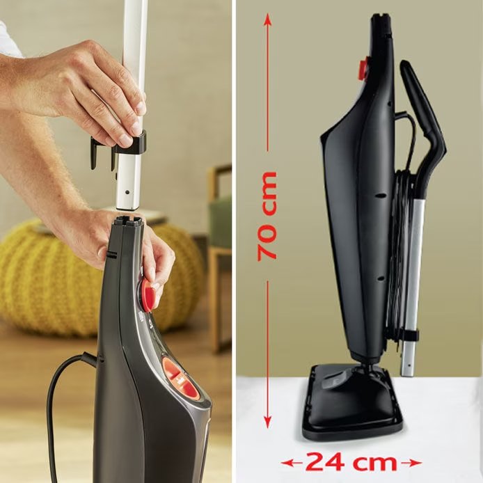 EAN 4023103229754 - Vileda Steam XXL Plus Limpiador a vapor portátil 0,4 L 1550 W Negro imagen 3