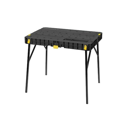 Banco De Trabajo Portátil Stanley Essential Negro, Soporta Hasta 320 Kg