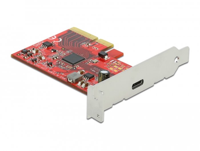 Delock 89035 Tarjetas Pci Express X4 A 1 X Externo Superspeed Usb 20 Gbps (Usb 3.2 Gen 2x2) Usb Type-C Hembra - 3 A