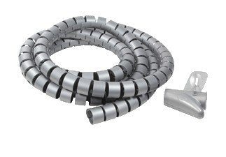 Logilink Organizador De Cables Tubo Espiral, Gris 1.5m