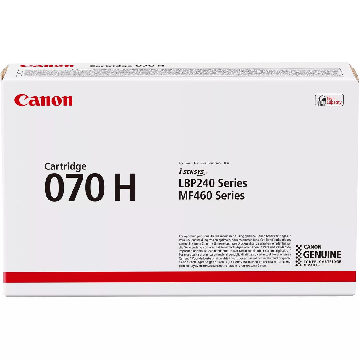 EAN 4549292198041 - Canon 070H cartucho de tóner 1 pieza(s) Original Negro imagen 1