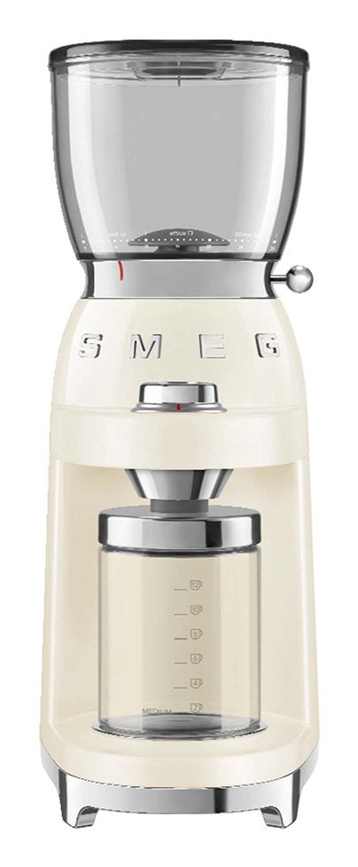 EAN 8017709317973 - Smeg CGF11CREU molinillo de café 150 W Crema de color, Transparente imagen 1