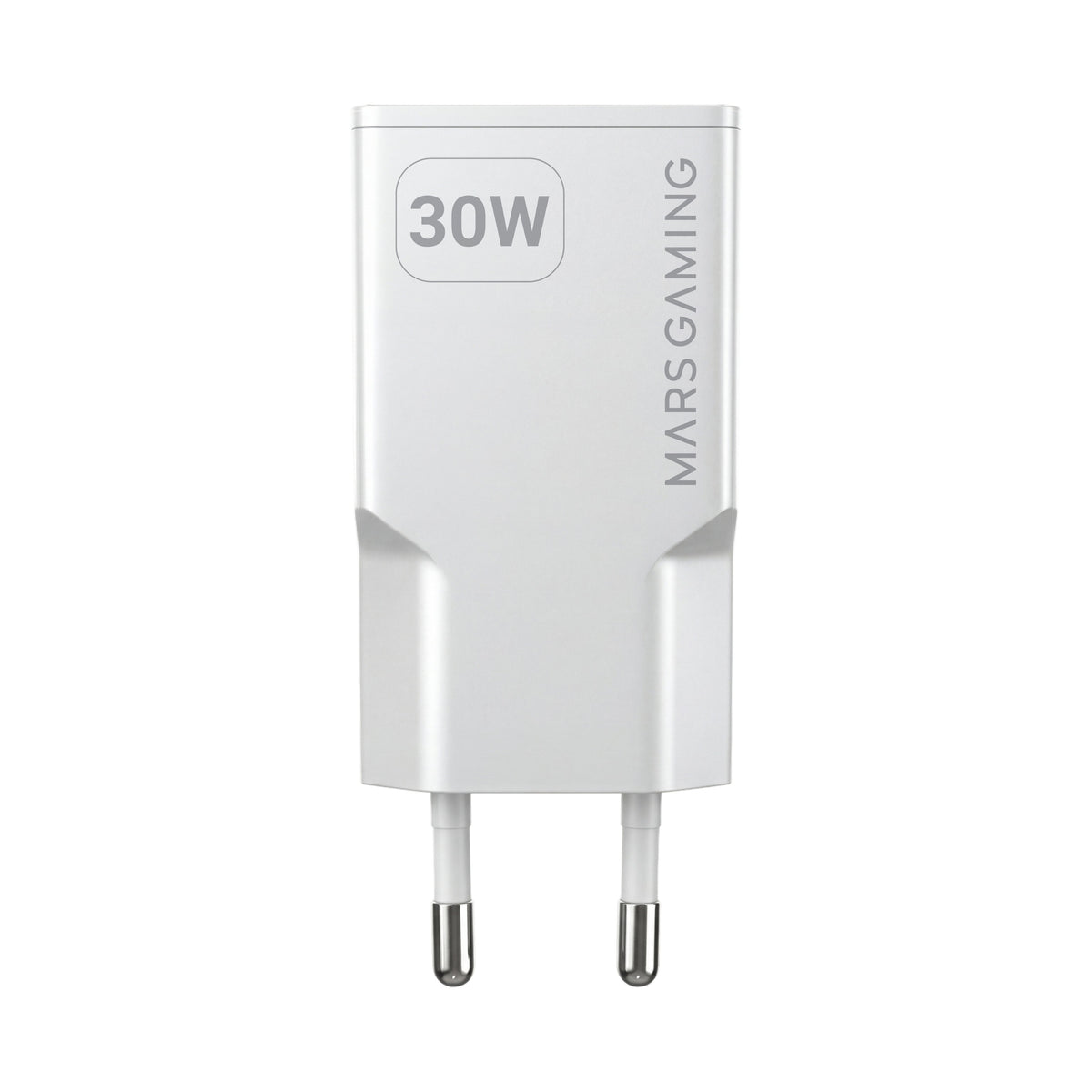 Cargador Usb Gan Mars Gaming Md-Gan30w 30w 1xusb-C 1xusb-A Pd Color Blanco