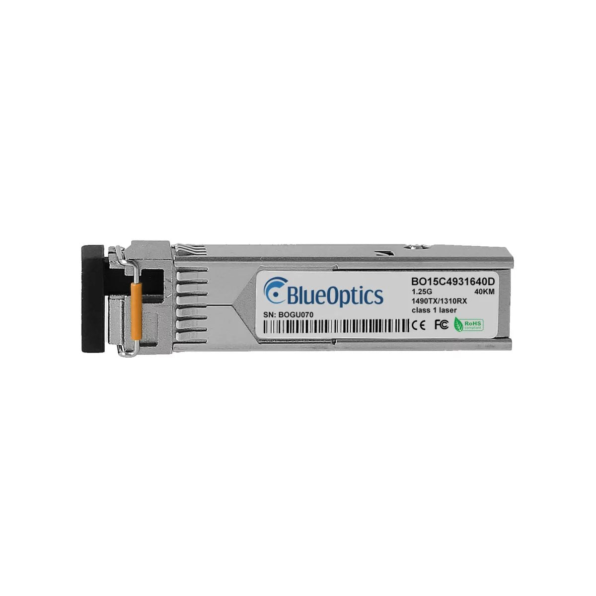 Blueoptics Calix 100-01671 Blueoptics Bo15c4931640d Sfp Transceiver, Lc-Simplex, 1000base-Bx-D, Singlemode Fiber, Tx1490nm/Rx1310nm, 40km