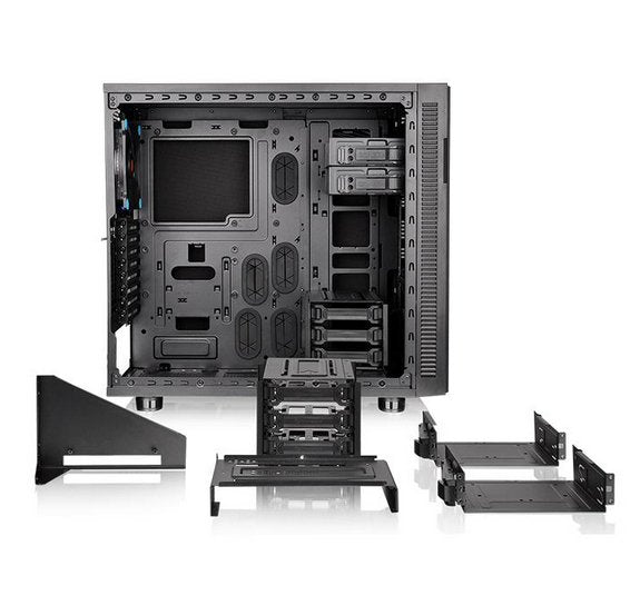 Caja Pc Thermaltake Suppressor F31 Cristal Templado Negra