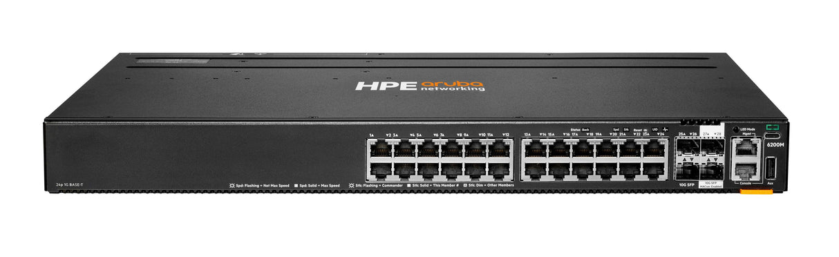 EAN 0190017535005 - HPE Aruba Networking CX 6200M 24G 4SFP+ Switch imagen 1