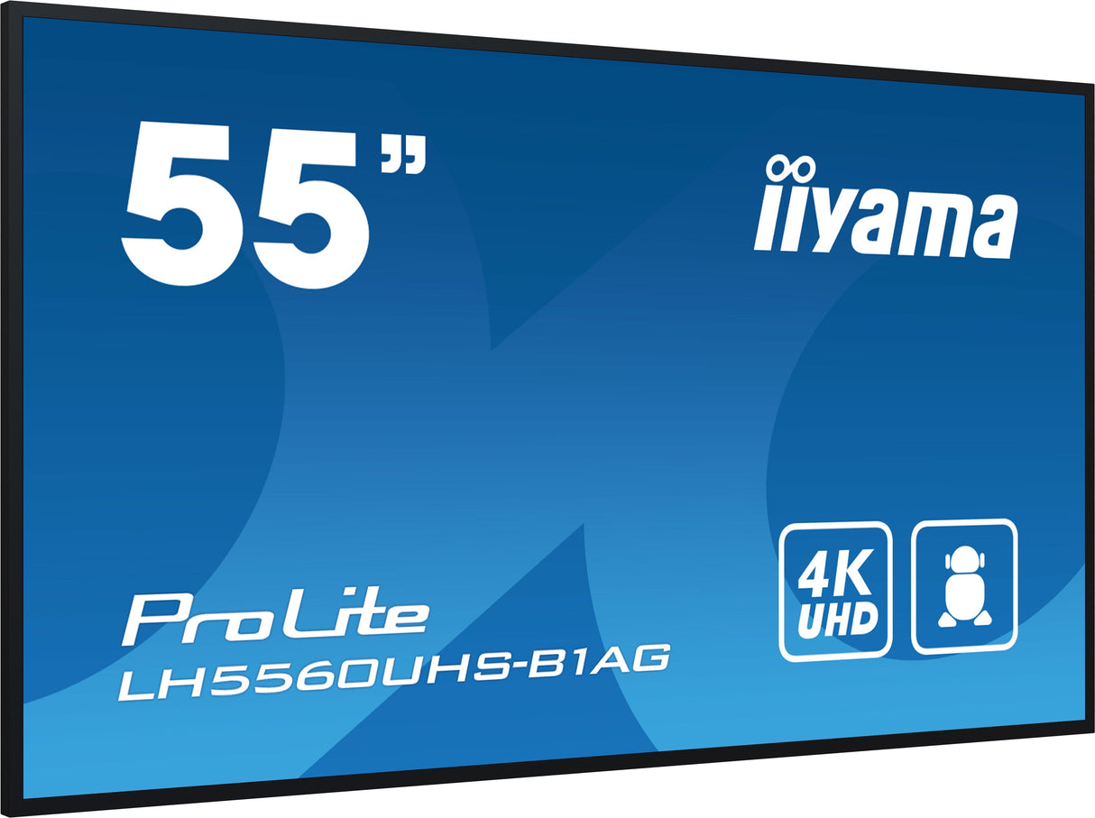 EAN 4948570122301 - iiyama LH5560UHS-B1AG pantalla de señalización Pizarra de caballete digital 139,7 cm (55") LED Wifi 500 c imagen 1