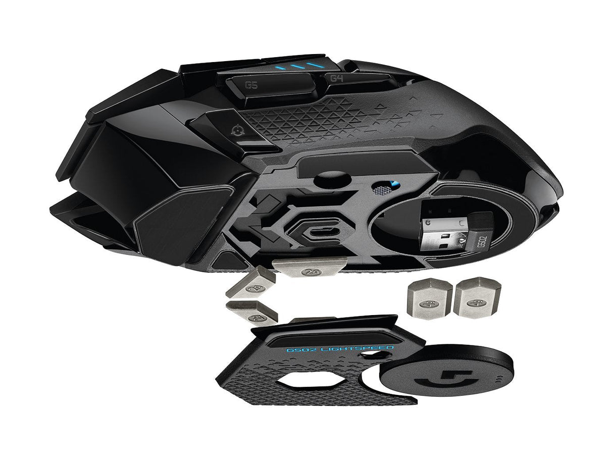 Logitech Raton Gaming G502 Lightspeed Wireless Black 910-005568