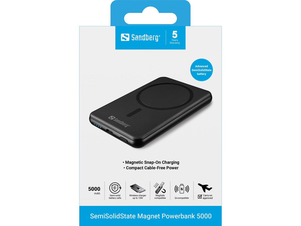 Semisolidstate Magnet Powerbank 5000