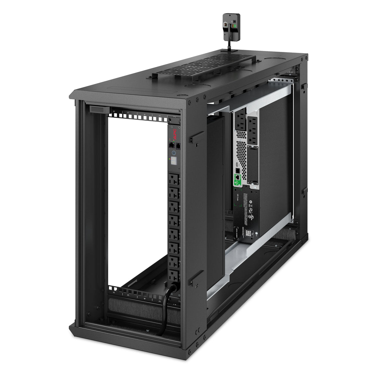 Apc Ar106vi Armario Rack 6u Bastidor De Pared Negro