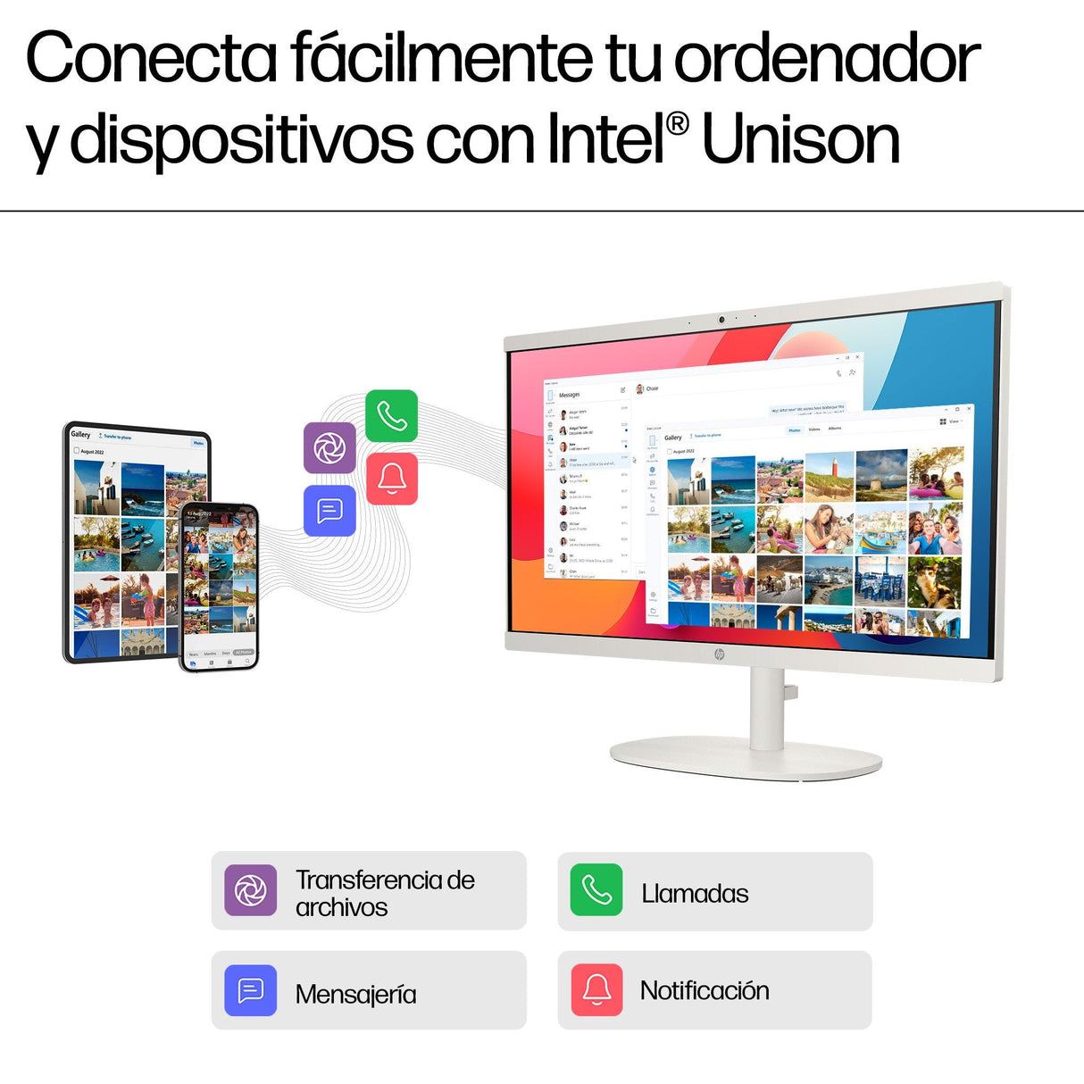 Hpc Hp Aio 22-Dg0025ns N100 8gb 256gb 21.45" Fhd 1920x1080 W11h