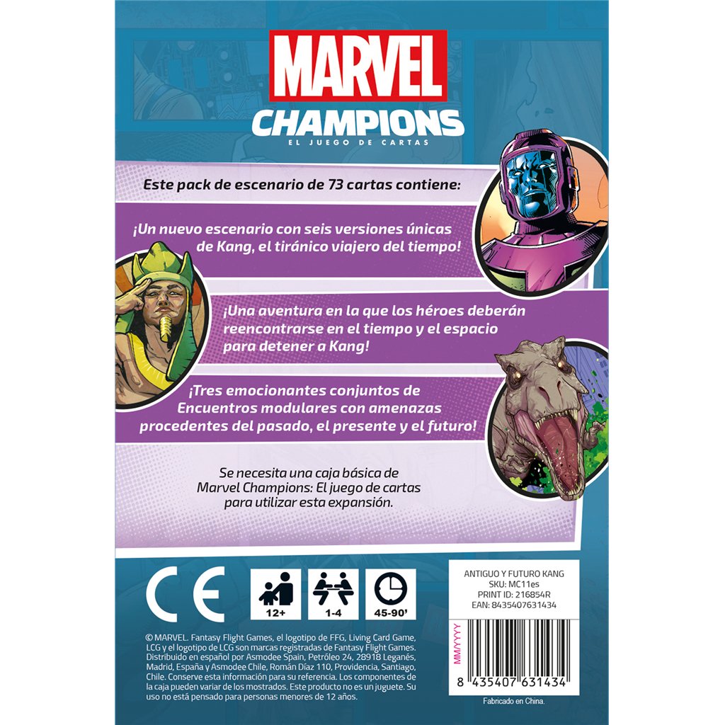 EAN 8435407631434 - Asmodee Antiguo y futuro Kang 90 min Juego De Cartas imagen 2
