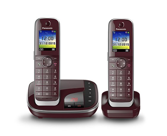 EAN 5025232830138 - Panasonic KX-TGJ322 Teléfono DECT Identificador de llamadas Rojo imagen 1