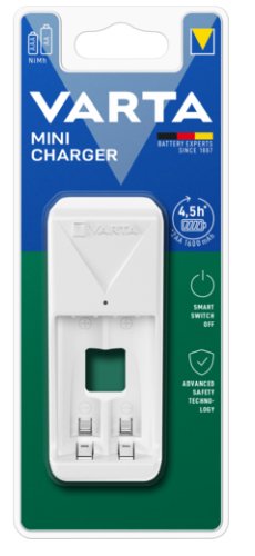 Cargador Pilas Varta Mini Charger Incluye 2x Aaa 800mah