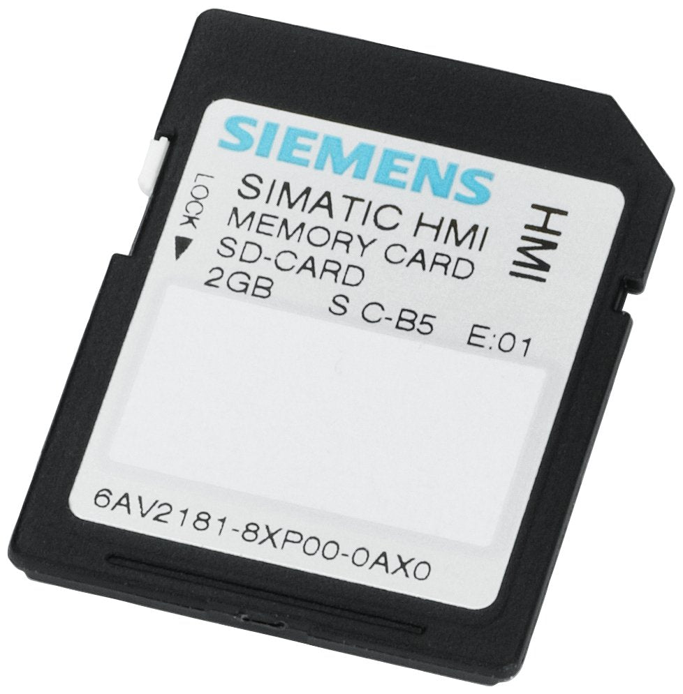 Siemens 6av21818xp000ax0 Simatic Hmi Memory Card Sd-Karte 2gb