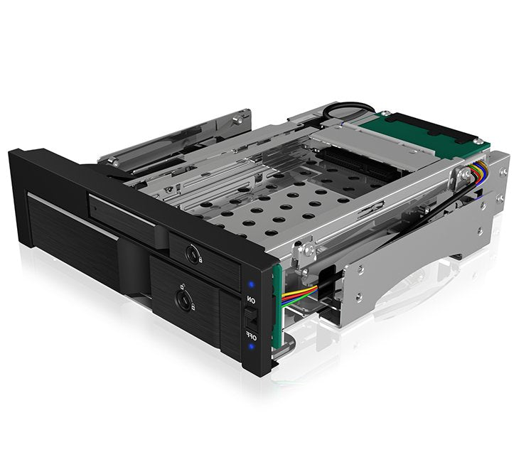 EAN 4250078169628 - ICY BOX IB-173SSK 13,3 cm (5.25") Bandeja para disco duro Negro imagen 1