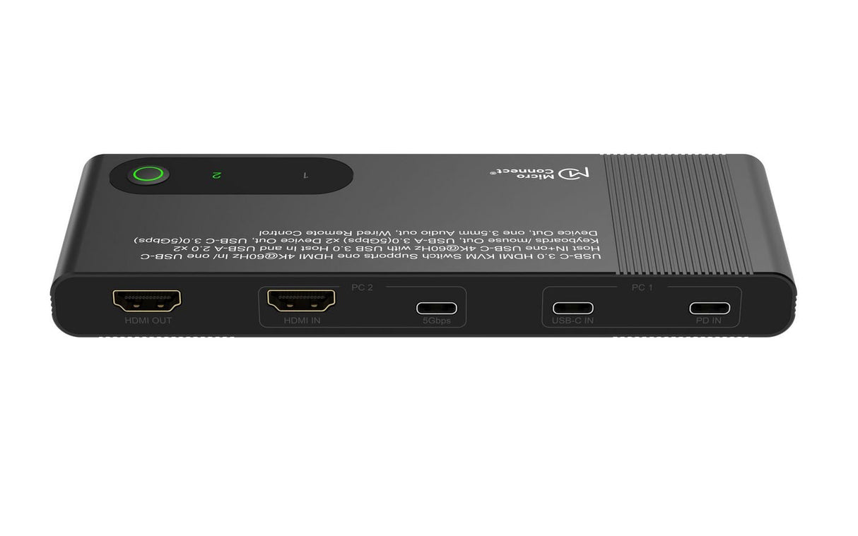 Hdmi & Usb-C Kvm Switch 2-Port