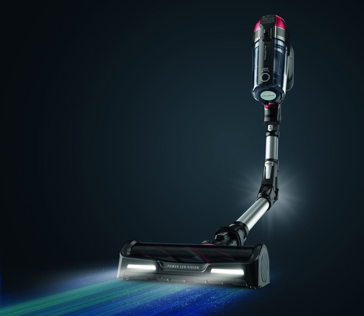 EAN 3221616048584 - Rowenta RH98A7 Aspiradora escoba 2 en 1 Batería Secar Sin bolsa 0,9 L 320 W Rojo, Gris imagen 9