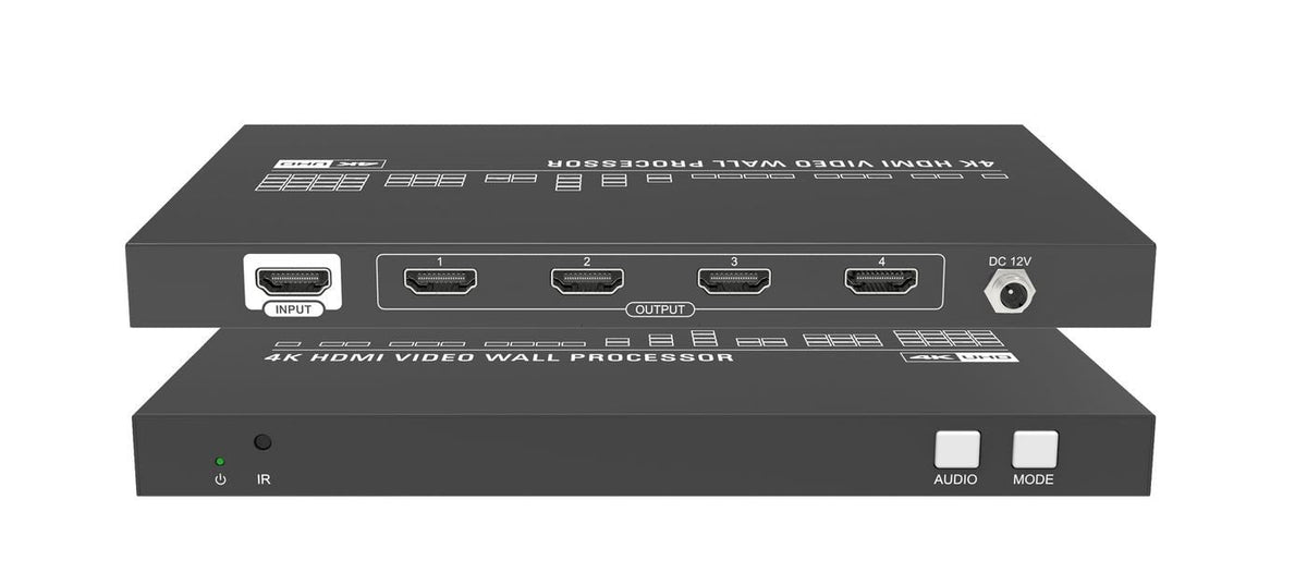Vivolink Vlvw1x4 Procesador De Pared De Vídeo Negro 11 W